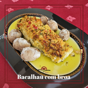Bacalhau com broa